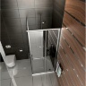 душова кабіна Rea Vento 90x90 безпечне скло, прозоре (REA-K0913)