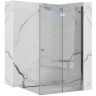 душевые двери Rea Fold N2 Set 90x190 безопасное стекло, прозрачное, chrome (REA-K7442)