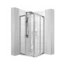 душова кабіна Calani Vito 80x80 chrom безпечне скло прозоре (CAL-K6000)