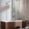 штора для ванной Radaway EOS PN 130 стекло прозрачное (205202-101R)