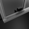 душевая кабина Radaway Idea KDD 80x200,5 стекло прозрачное, black, правая (387061-54-55R)