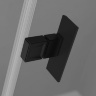 душові двері Radaway NES Black DWJ I 90x200 ліва, безпечне скло, прозоре, чорна (10026090-54-01L)