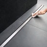 трап Geberit Cleanline підлога від 90мм, полірований/матовий метал, L30-90см (154.150.00.1+154.450.KS.1)