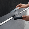 трап Geberit Cleanline підлога від 90мм, полірований/матовий метал, L30-90см (154.150.00.1+154.450.KS.1)