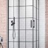 душова кабіна Radaway Idea KDD 110x200,5 скло прозоре, black, права (387063-54-55R)