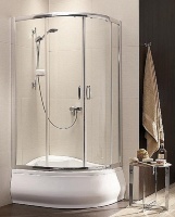 душова кабіна Radaway Dolphi Premium Plus E 1700 100x80 скло коричневе (30481-01-08N)