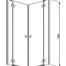 душова кабіна Radaway Torrenta KDD 90x90 скло прозоре (32252-01-01N)
