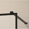 душова перегородка Radaway Modo II New Black 100x200 безпечне скло, frame, чорна (389104-54-56)