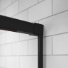 душевые стенки Radaway Idea Black PDD 100x100 безопасное стекло,  прозрачное, чёрные (387142-54-01)