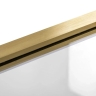штора для ванны Rea Fabian 100x140 gold brush стекло прозрачное (REA-K6527)