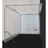 душова кабіна Rea Free Space N2 90x90 безпечне скло, прозоре, права (REA-K1018)