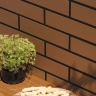 фасадна плитка Cerrad Brown 24,5x6,5 гладка