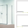 душевые двери Radaway Alienta S 90 900x1900 безопасное стекло, хром (10270090-01-01)