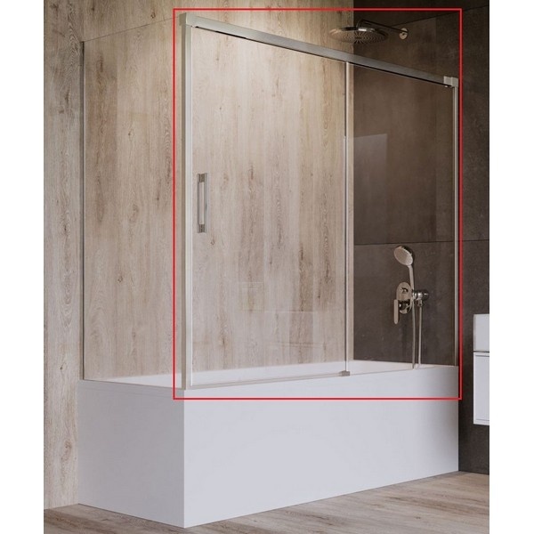 штора для ванни Radaway Idea PN DWJ+S 160x150 права, безпечне скло, прозоре (10042160-01-01R)