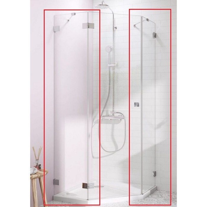 душові стінки Radaway Essenza Pro PTJ 80x200 безпечне скло, прозоре (10100400-01-01)