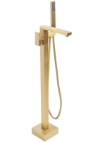 смеситель для ванны Rea Tery отдельностоящий, gold brush (REA-B5307)