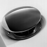 сифон для умывальника Rea универсальный, серый, донный клапан click-clack с переливом (REA-A9506)