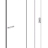 Душевые двери Radaway Euphoria DWJ 80x200, правые, стекло прозрачное (383012-01R)