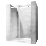 душевая дверь Rea Nixon-2 140x190 безопасное стекло прозрачное, правая (REA-K5007)