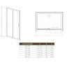 душевые двери Radaway Premium Plus DWJ 150x190 стекло прозрачное (33343-01-01N)