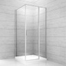 душова кабіна Rea Atrium Square 80x100 безпечне скло, прозоре, ліва (REA-K8004)