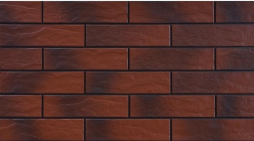 фасадна плитка Cerrad Rot 24,5x6,5 рустикальна з відтінком