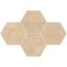 мозаїка Stargres Qubus 28,3x40,8 beige heksagon