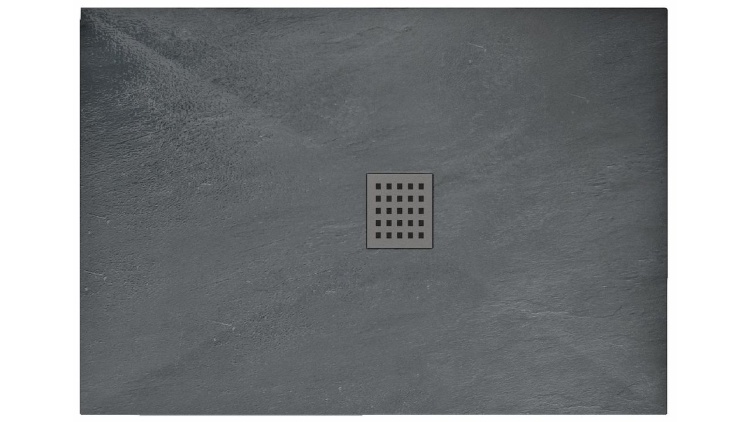 піддон Rea Grey Rock 80x100 прямокутний grey (REA-K4582)