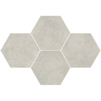 мозаика Stargres Qubus 28,3x40,8 white heksagon