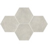 мозаїка Stargres Qubus 28,3x40,8 white heksagon