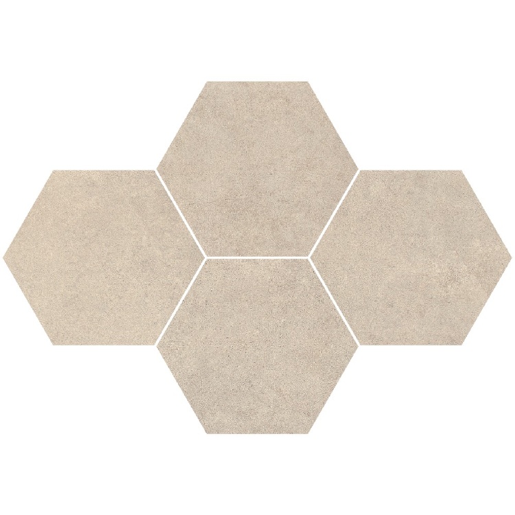 мозаїка Stargres Qubus 28,3x40,8 soft grey heksagon