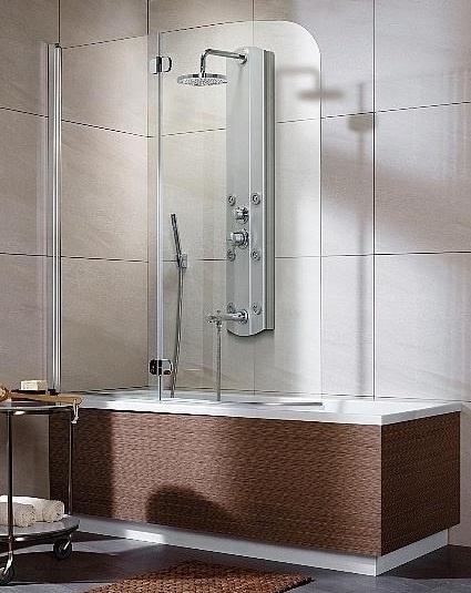 штора для ванной Radaway EOS PN 130 стекло прозрачное (205202-101L)