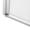 душові двері Rea Best 90x190 безпечне скло, прозоре (REA-K1302) + профіль (REA-K1304)