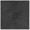 піддон Rea Stone 90x90 квадратний black (REA-K9601)