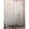 душевая дверь Radaway Essenza Pro KDD 80x200 правая, безопасное стекло, прозрачное, золотая (10096080-09-01R)