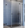душові двері Radaway Essenza Pro KDJ 90x200 ліва, безпечне скло, прозоре, чорна (10097090-54-01L)