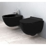 унитаз Rea Сarlo Mini Rimless black mat + сиденье slim soft-close + инсталляция Grohe Rapid SL (REA-C8405+38840000K)