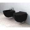 унитаз Rea Сarlo Mini Rimless black mat + сиденье slim soft-close + инсталляция Geberit Duofix (REA-C8405+458.126.00.1)