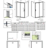 душевая кабина Radaway Premium Pro Chrome KDJ L 100x200 прозрачное стекло (1015100-01-01L)