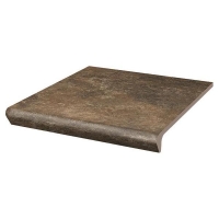 ступень с капиносом Paradyz Arteon 30x33 brown, mat, structura