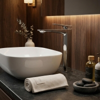 змішувач для умивальника Rea Prime високий, chrome (REA-B6774)