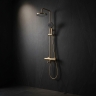душевая система с изливом Rea Arcos brushed gold (REA-P8716)