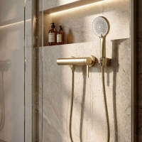 змішувач для душу Rea Rivo brushed gold (REA-B9328)