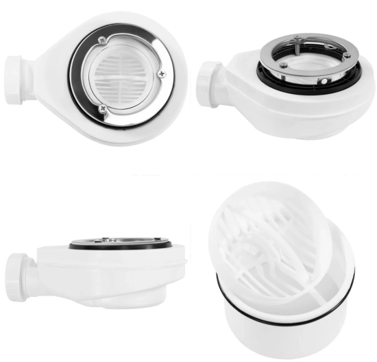 піддон Rea Bazalt 90x90 квадратний, carrara white (REA-K7002)