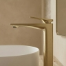 змішувач для умивальника Rea Prime високий, brushed gold (REA-B6733)