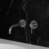 зовнішня частина змішувача для умивальника Omnires Y прихованого монтажу brushed nickel (Y1215HLRONI)