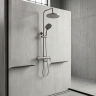 душевая система с изливом Rea Arcos brushed nickel (REA-P8926)