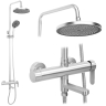 душевая система с изливом Rea Arcos brushed nickel (REA-P8926)