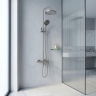 душевая система с изливом Rea Arcos brushed nickel (REA-P8926)