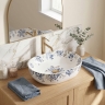умывальник Rea Veronica 48,5x35 накладной white матовый (REA-U3900)